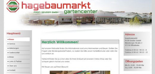 Screenshot, Hagebaumakrt Uffenheim